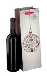 Weihnachtspapiertüte "Elch - hoch" 