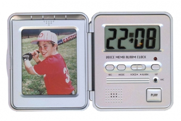 Wecker mit Bilderrahmen 