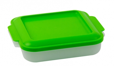 Universaldose "Trendy 0,75 l" Grün | Natur-Transparent | ohne Aufdruck