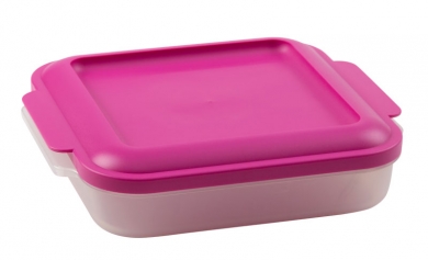 Universaldose "Trendy 0,75 l" Pink | Natur-Transparent | ohne Aufdruck