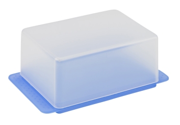 Butterdose Blau-Lavendel | ohne Druck