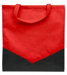 Non Woven Einkaufstasche Espoo Rot/Schwarz