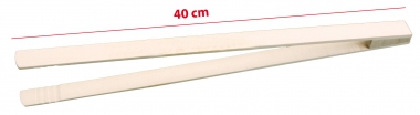 Holzgrillzange - in 3 verschiedenen Größen 40 cm | ohne Einbrand