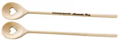Holzkochlöffel "gebranntes Herz" 