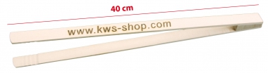 Holzgrillzange - in 3 verschiedenen Größen 40 cm | mit Einbrand