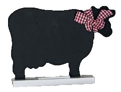 Schiefertafel "Kuh" 