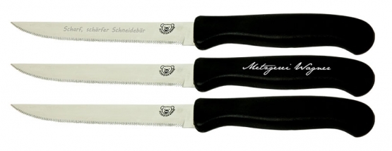 Schneidebär® Steakmesser "sägeschliff" 