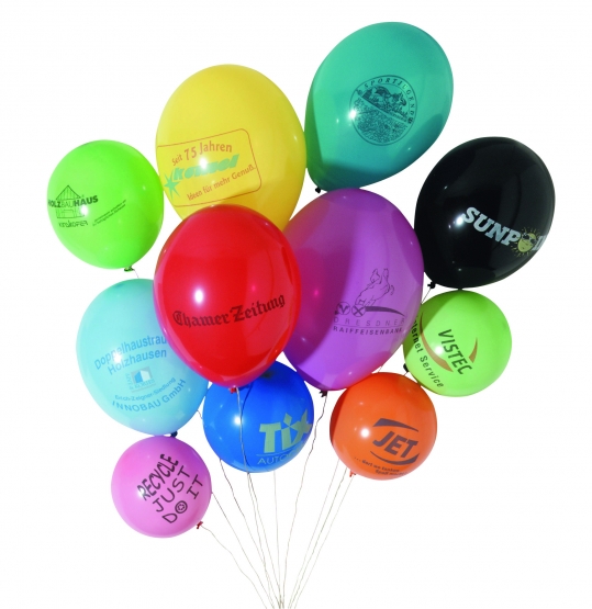 Luftballons mit 1-seitigem Siebdruck 