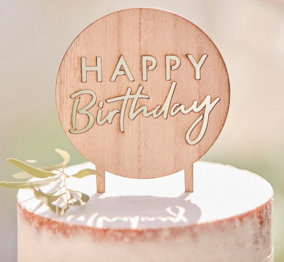 Torten-/Buffetstecker Happy Birthday 